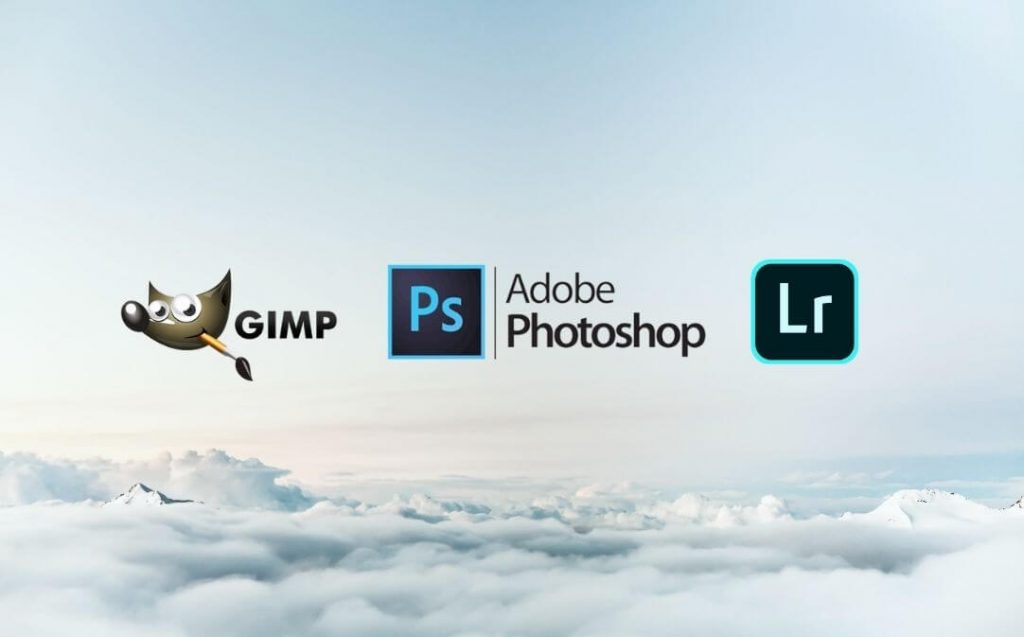 gimp vs photoshop table