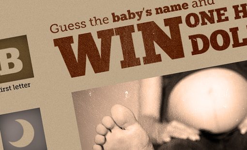 baby announcement template